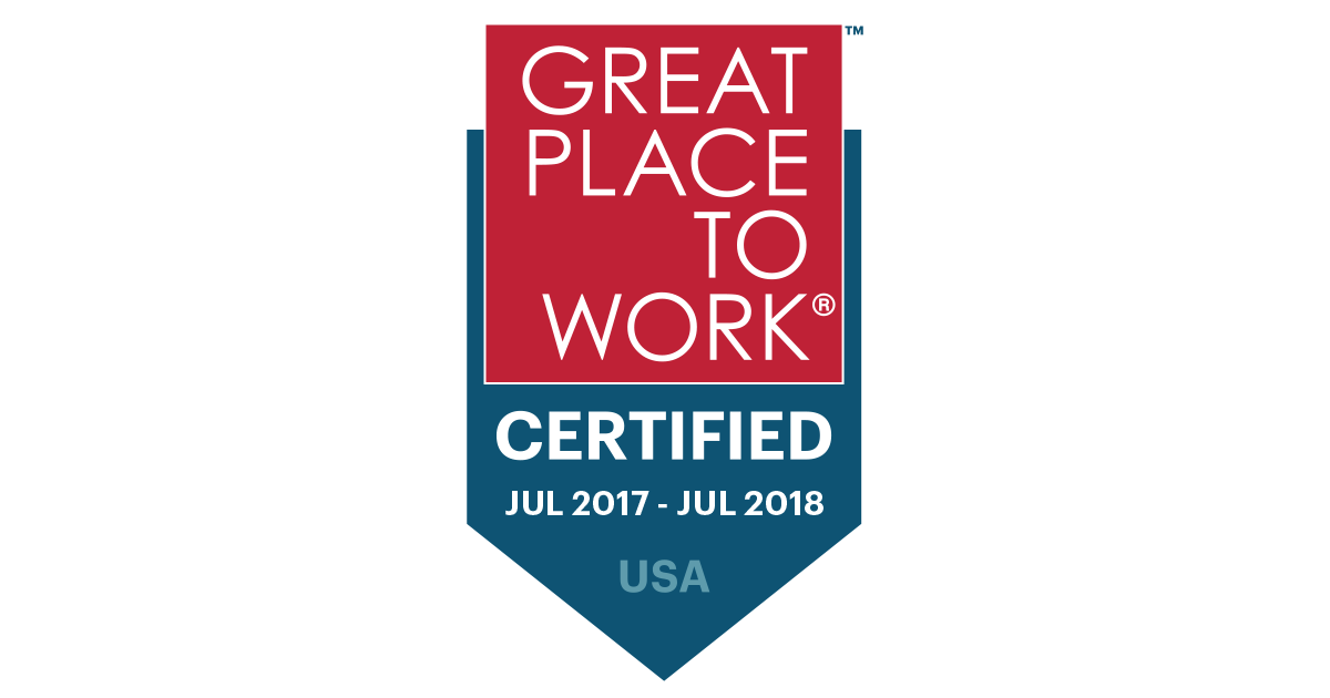 Certified Great Workplace - Homeowners Financial Group