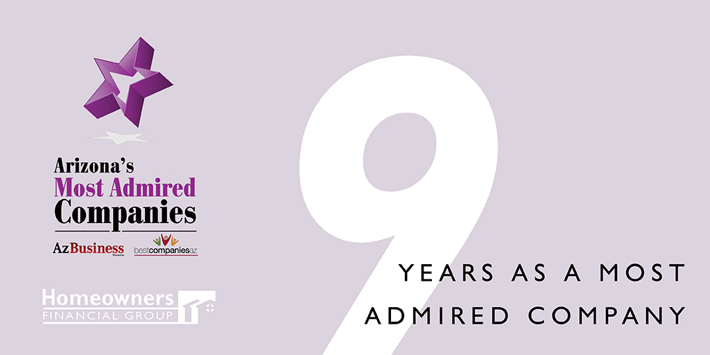HFG Named Most Admired Company for 9th Year